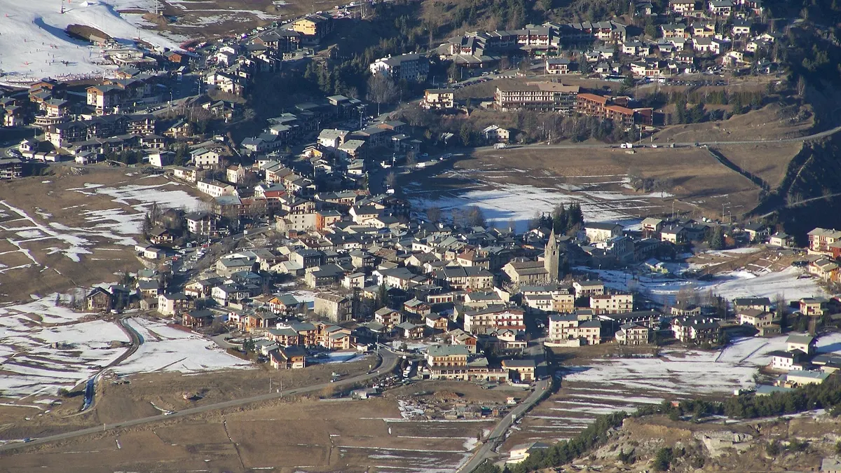 Aussois — vue de la commune