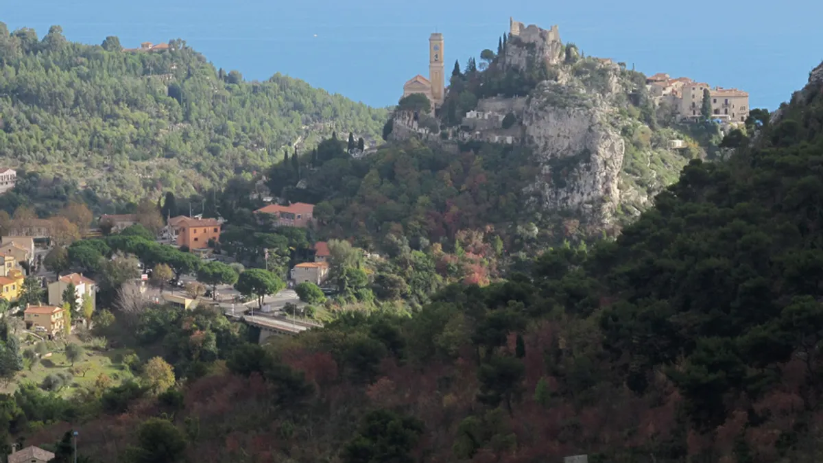 Èze — vue de la commune