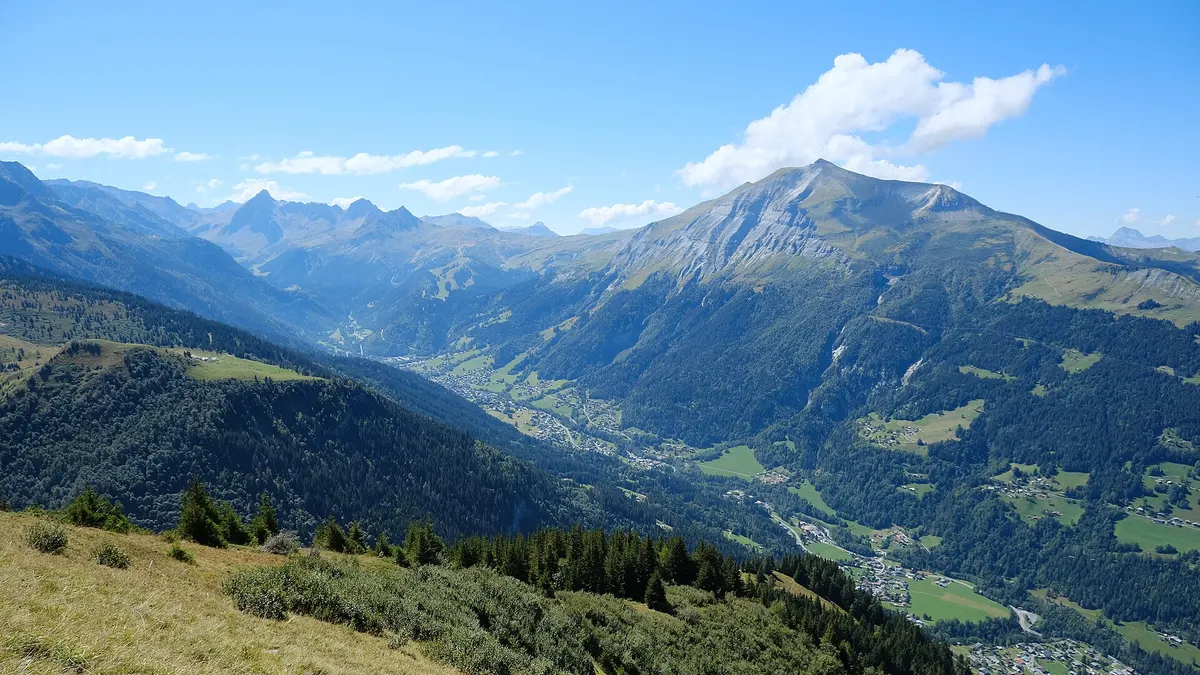 Les Contamines-Montjoie — vue de la commune