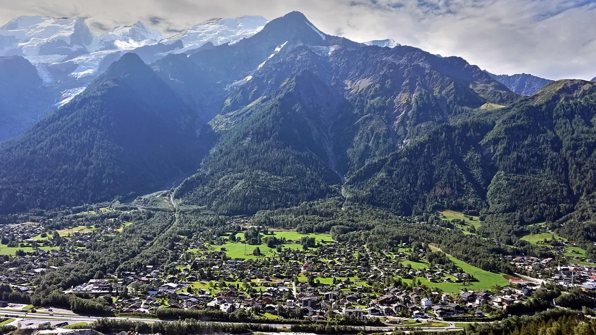 Les Houches — vue de la commune