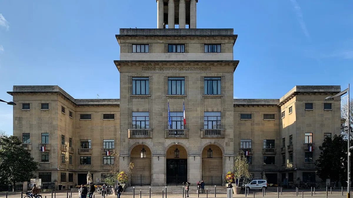 Montreuil — vue de la commune