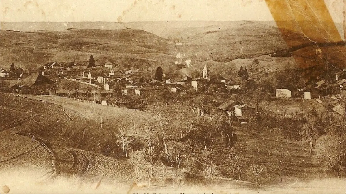 Plan — vue de la commune