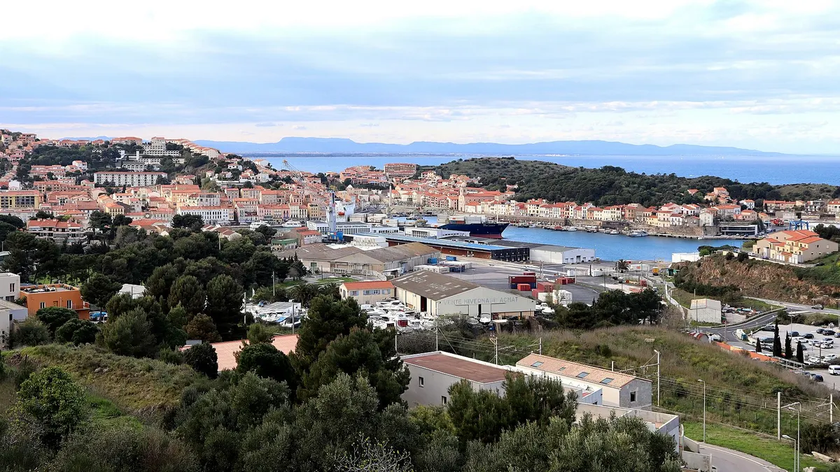 Port-Vendres — vue de la commune