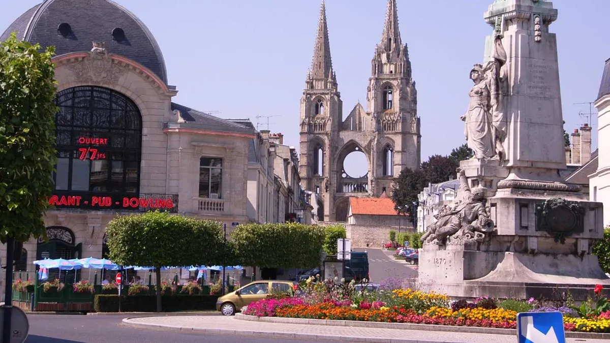 Soissons — vue de la commune